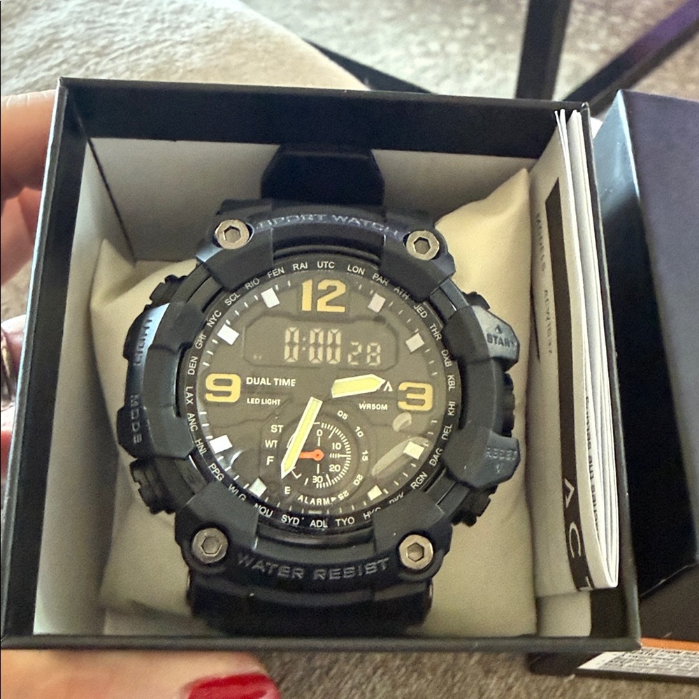 ACTIVA x INVICTA BLACK OPS DIGITAL MENS WATCH 56MM NEW IN BOX